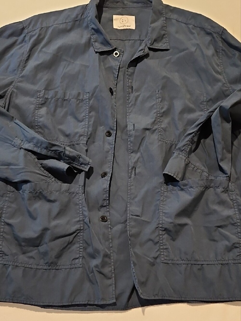 Casual Unisex Cotton Poplin Work Pocket Shirt Jacket0041 - Picture 4 of 11
